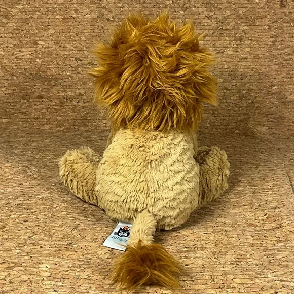 Jellycat Bashful Lion Plush Stuffed Animal 10” Soft Tan Gold Lovey Toy - Picture 4 of 10